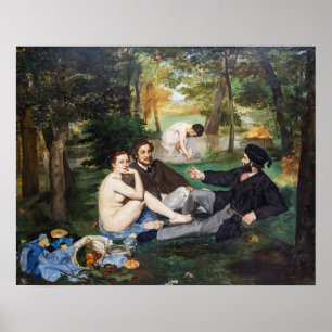 Poster Edouard Manet - Luncheon na Grass