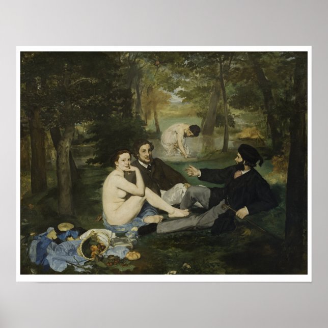Poster Edouard Manet - Luncheon na Grass (Frente)