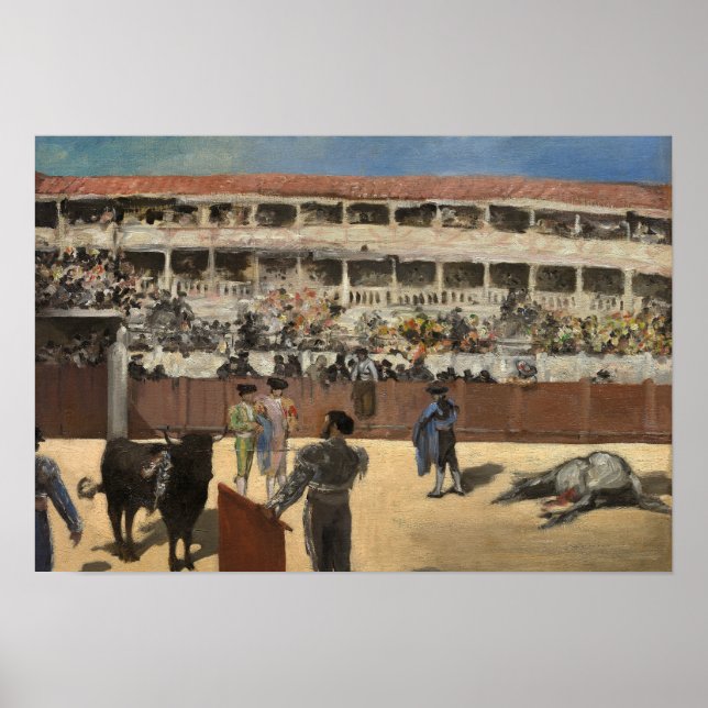 Poster Edouard Manet - Luta em Massa (Frente)