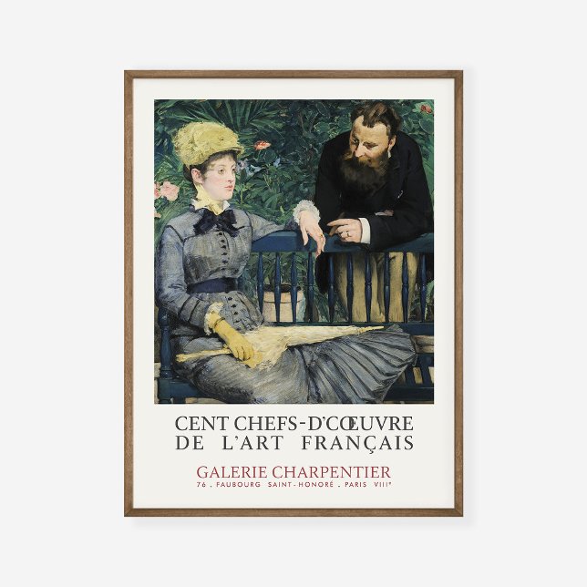 Poster Edouard Manet Na Exposição De Arte Conservatória (Criador carregado)