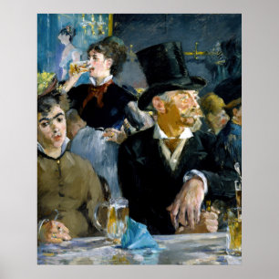 Poster Edouard Manet - No Café