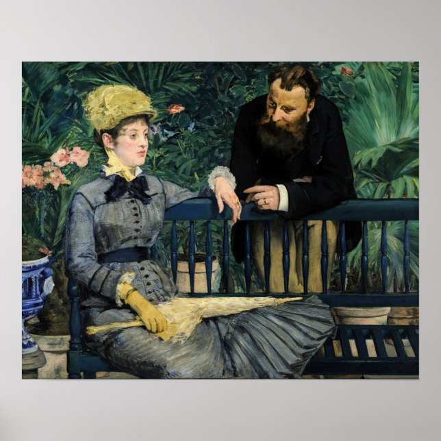 Poster Edouard Manet - No Conservatório (Frente)