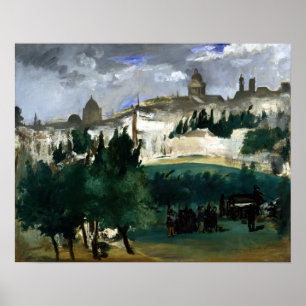 Poster Édouard Manet o funeral