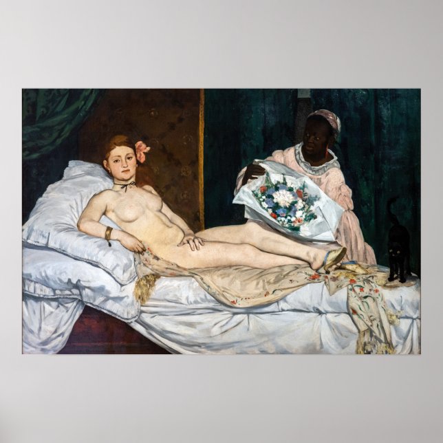 Poster Edouard Manet - Olympia (Frente)