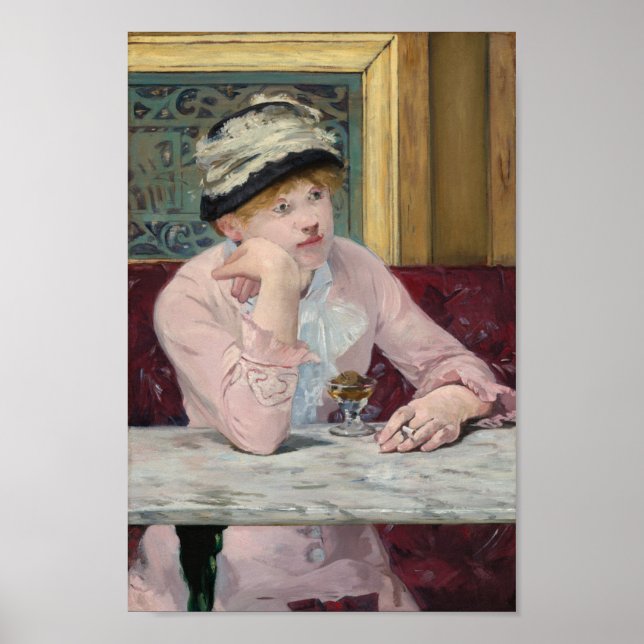 Poster Edouard Manet Plum Brandy Wall Art (Frente)