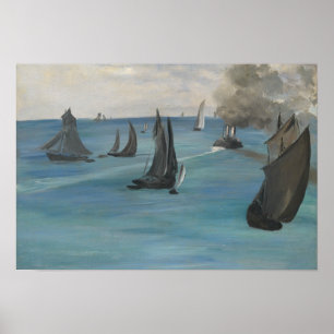Poster Edouard Manet - Sea View, Calm Weather