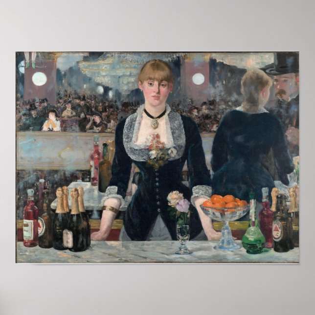 Poster Edouard Manet - Um Bar Na Folies-Bergere (Frente)