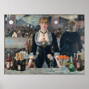 Poster Edouard Manet - Um Bar No Folies-Bergere