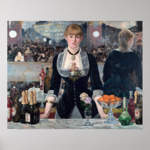 Poster Edouard Manet - Um Bar no Folies-Bergere