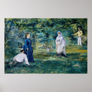 Poster Edouard Manet - Uma Partida de Croquet