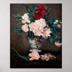 Poster Edouard Manet - Vaso de Peões em Pequeno Pedestal