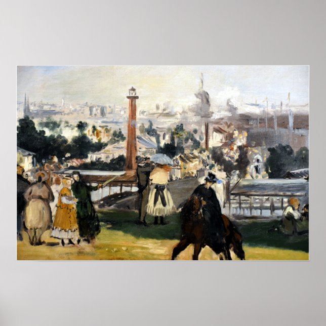Poster Édouard Manet View da exposição de 1867 (Frente)