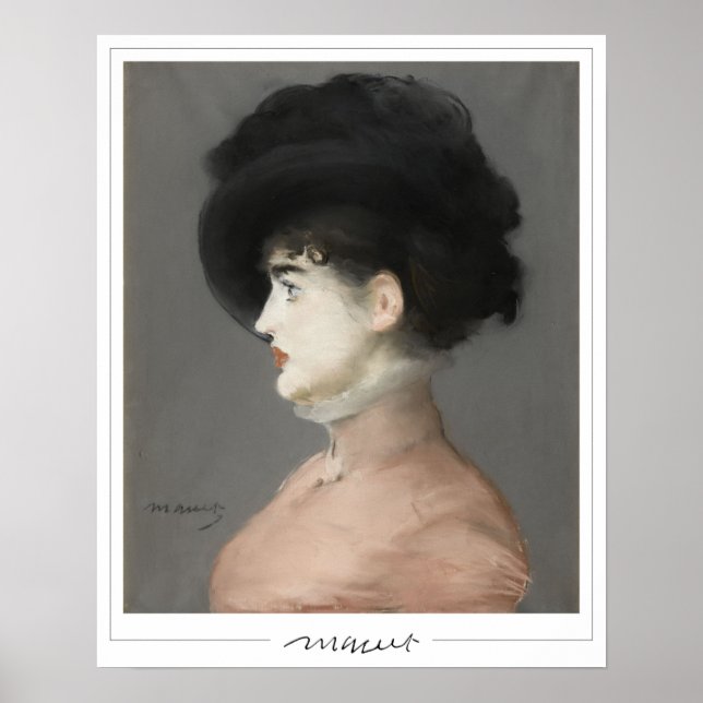 Poster Édouard Manet Zedign Cartaz de Arte #162 (Frente)