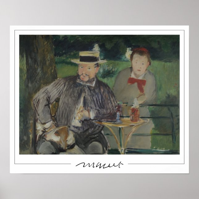 Poster Édouard Manet Zedign Cartaz de Arte #17 (Frente)