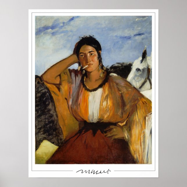 Poster Édouard Manet Zedign Cartaz de Arte #199 (Frente)