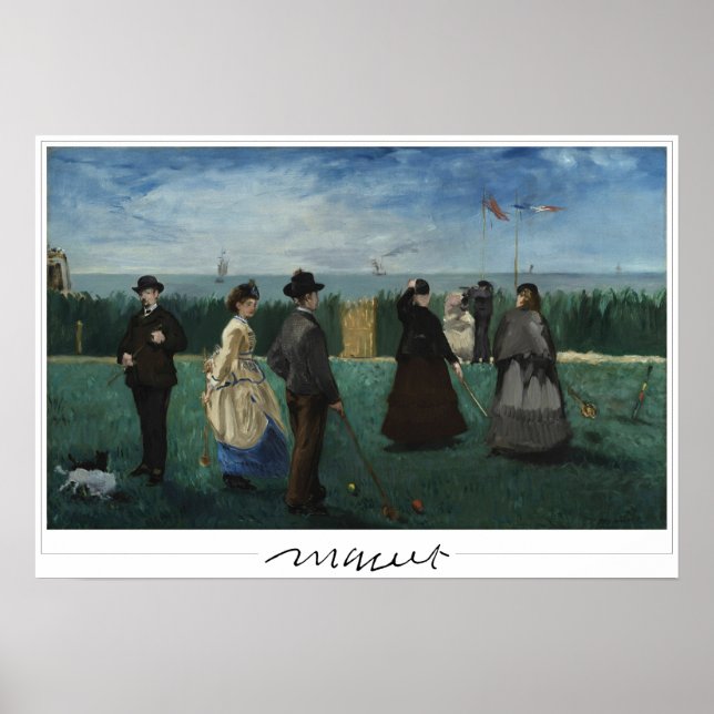 Poster Édouard Manet Zedign Cartaz de Arte #211 (Frente)