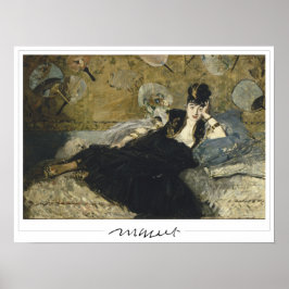 Poster Édouard Manet Zedign Cartaz de Arte #218
