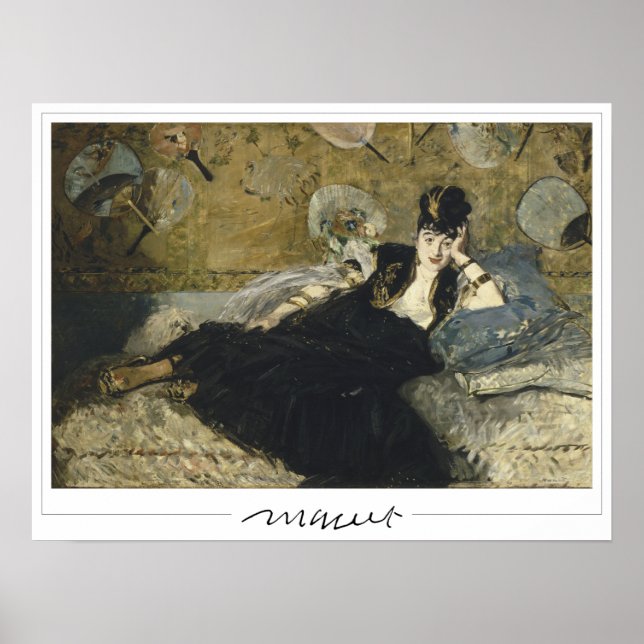 Poster Édouard Manet Zedign Cartaz de Arte #218 (Frente)
