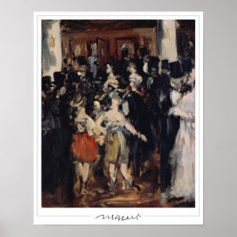 Poster Édouard Manet Zedign Cartaz de Arte #5