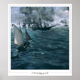 Poster Édouard Manet Zedign Cartaz de Arte #94