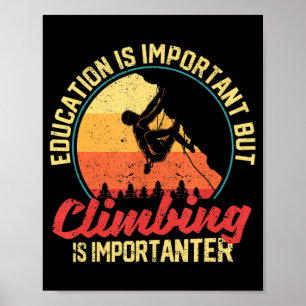Poster Educação É Importante, Mas Escalar É Importante