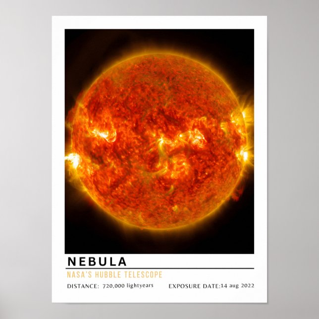 Poster Educação Espacial Nebulosa (Frente)