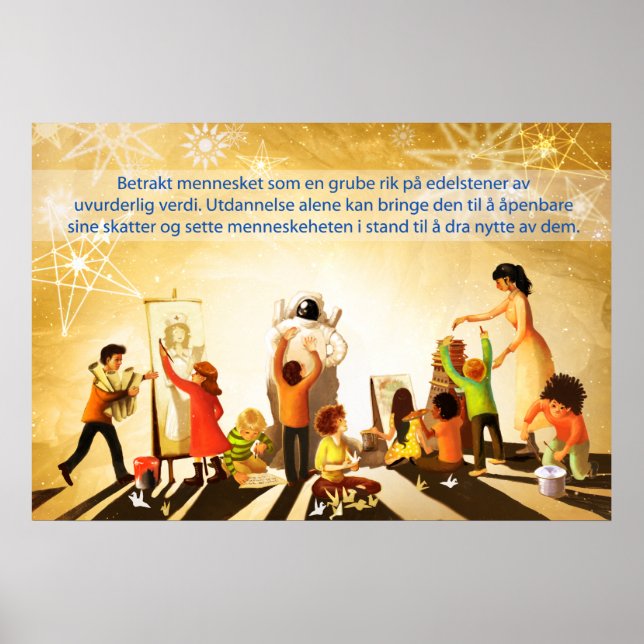 Póster Educação (Norueguês) (Frente)