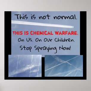 Poster educacional Chem Trail
