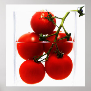 Póster Educado vidas Abstractas de silencioso tomates no