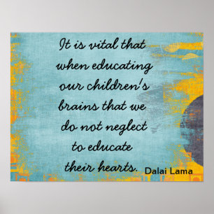 Póster Educar seus corações