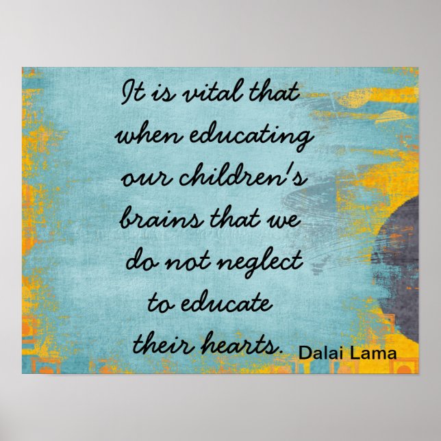 Póster Educar seus corações (Frente)