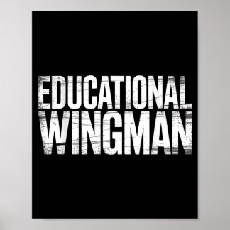 Poster Educational Wingman Teacher Istant Suprt - 