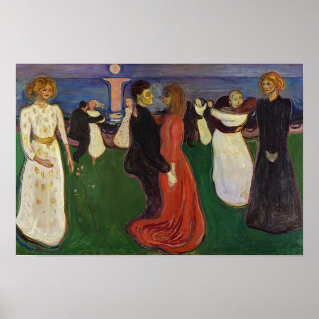 Poster Edvard Munch - A Dança da Vida (Frente)