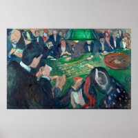 Edvard Munch - A Mesa Roulette em Monte Carlo