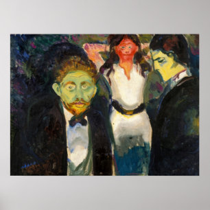 Poster Edvard Munch - Ciúme
