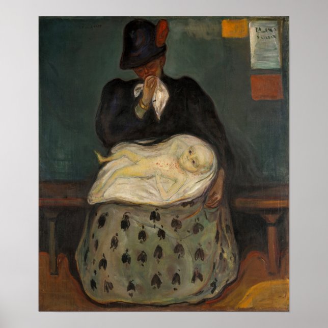Poster Edvard Munch - Herança (Frente)