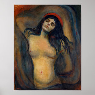 Poster Edvard Munch - Madona