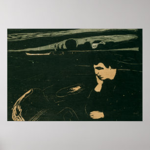 Poster Edvard Munch - Melancholy III