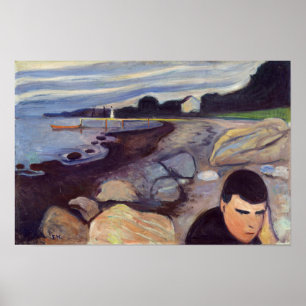 Poster Edvard Munch - Melancolia
