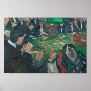 Poster Edvard Munch - Na Mesa Roulette
