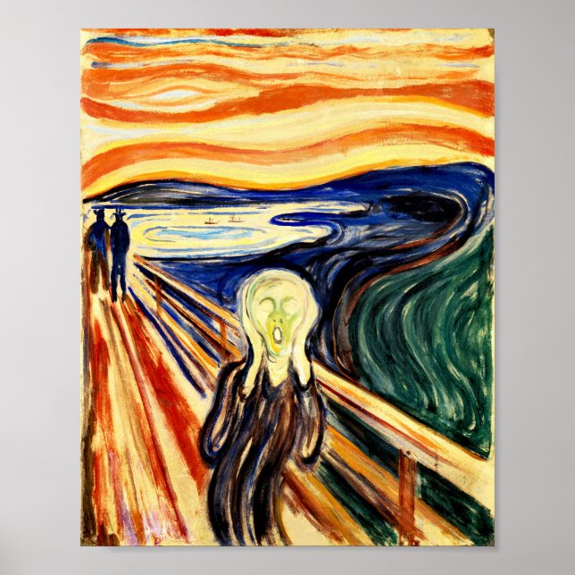 Poster Edvard Munch O Gritar (Frente)