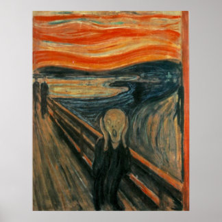 Poster Edvard Munch - O Gritar