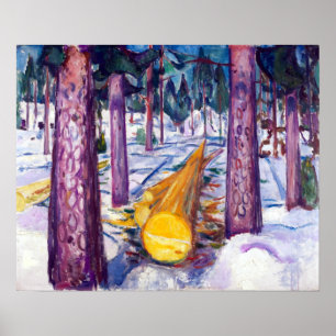 Poster Edvard Munch, O Log Amarelo