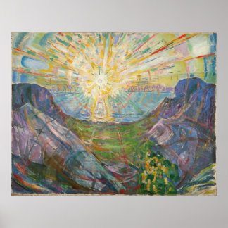 Póster Edvard Munch - O Sol, 1916