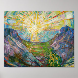 Poster Edvard Munch - O Sol 1916