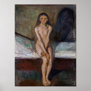 Poster Edvard Munch - Puberdade
