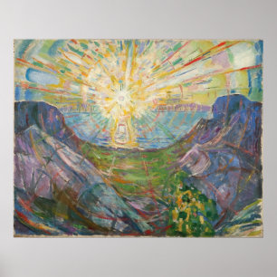 Póster Edvard Munch - The Sun, 1916