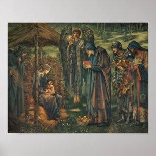 Póster Edward Burne-Jones - A Estrela de Belém