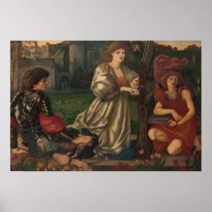 Poster Edward Burne-Jones - A Música do Amor
