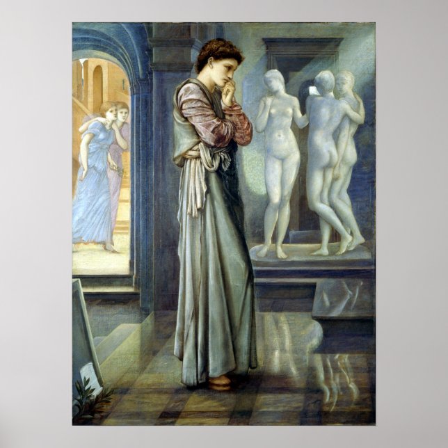 Poster Edward Burne-Jones Pygmalion (Frente)